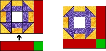How do I add sashing to my blocks?
