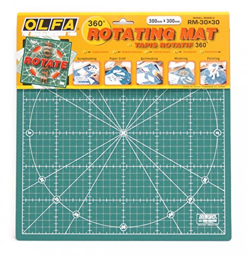 Olfa Rotating Rotary Mat – Spin and Cut, Spin and Cut